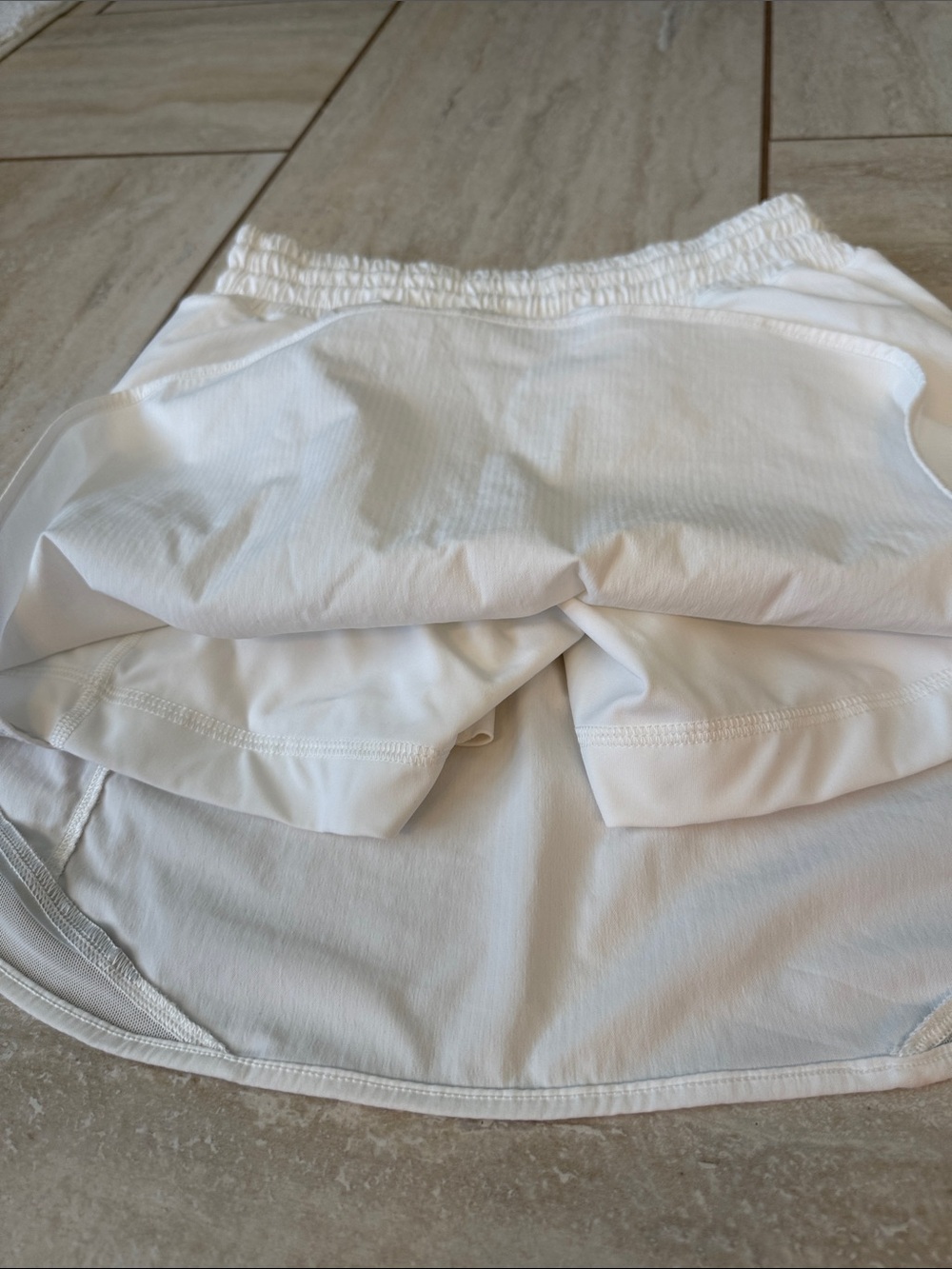 Lululemon Hotty Hot High-Rise Skirt Long White Women's 4 Tennis Running - Picture 14 of 14